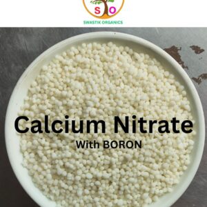Calcium nitrate boron granules for flowering and fruit development